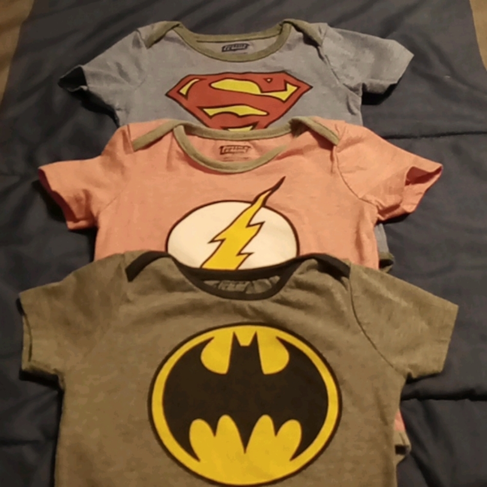3 Justice League Onsies